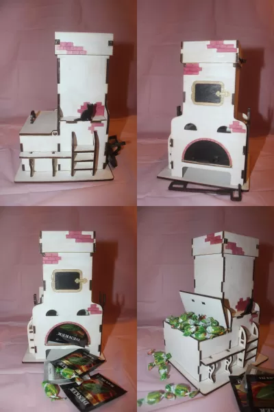 Çay Evi Lazer Kesim Şablonu Ücretsiz Vektör CDR çizimi