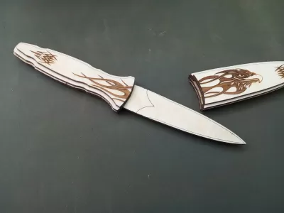 Lazer Kesim Bıçak, Ücretsiz Gravür Vektörü CDR çizimi