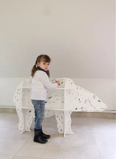 Lazer Kesim Raf Taşıyıcı DXF Dosyası DXF çizimi