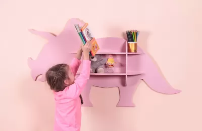 Lazer Kesim Dinozor Raf Mobilya DXF Dosyası DXF çizimi