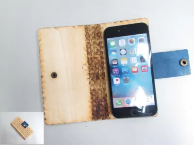 Lazer Kesim Ahşap Telefon Kılıfı DXF Dosyası DXF çizimi