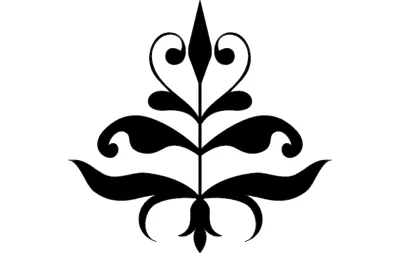Çiçek dxf Dosyası DXF çizimi