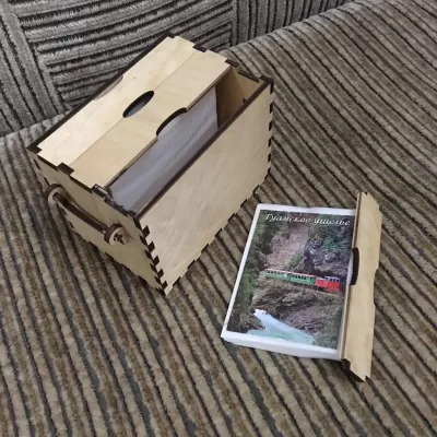 Lazer Kesim Ahşap Fotoğraf Albümü Ücretsiz Vektör CDR çizimi