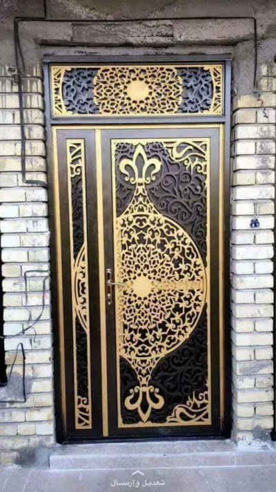 Dekoratif Kapı Tasarımı DXF Dosyası DXF çizimi