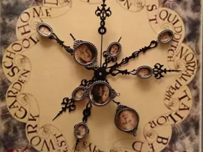 Lazer Kesim Harry Potter Weasley Saati Ücretsiz Vektör CDR çizimi