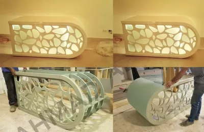 Lazer Kesim Sekreter Ofis Masası DXF Dosyası DXF çizimi