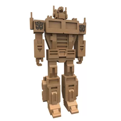 Lazer Kesim Optimus Prime 3mm DXF Dosyası DXF çizimi