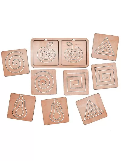 Lazer Kesim Puzzle Şablonu Ücretsiz Vektör CDR çizimi