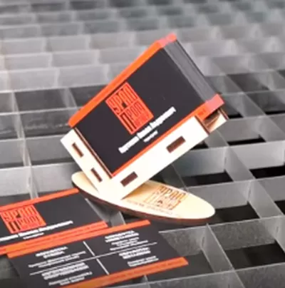 Lazer Kesim Kartvizitlik Standı DXF Dosyası DXF çizimi