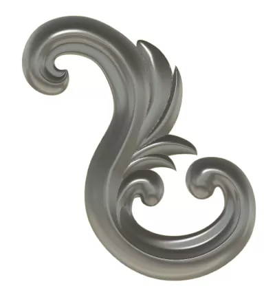 Süsleme Desenli CNC Ahşap Oyma Tasarımı stl Dosyası STL çizimi