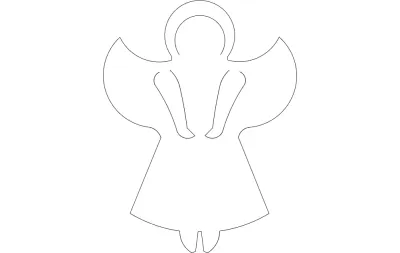 Melek dxf Dosyası DXF çizimi