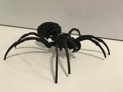 Lazer Kesim Örümcek DXF Dosyası DXF çizimi