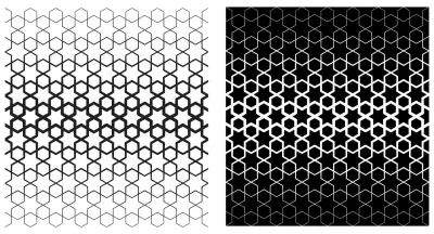 Soyut Geometrik Desen Tasarımı DXF Dosyası DXF çizimi