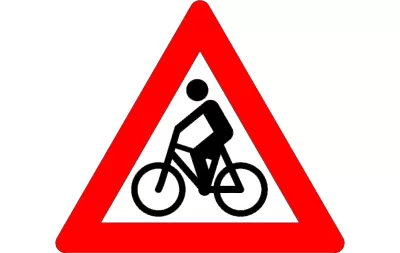 Bisiklet Trafik İşareti dxf Dosyası DXF çizimi