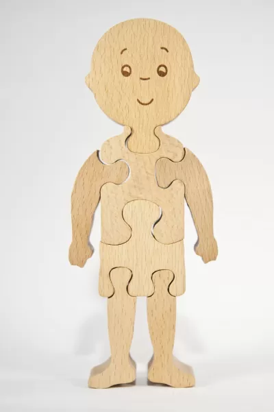Bebekler/Çocuklar için Ahşap Puzzle CNC Lazer Kesim Planları DWG Dosyası DWG çizimi