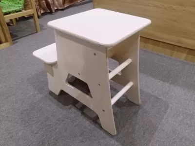 Basamaklı Tabure Lazer Kesim CNC Ahşap İşleme Şablonu DWG Dosyası DWG çizimi