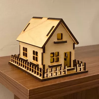 3mm Kontraplak Lazer Kesim Şablonu PDF Dosyası PDF çizimi