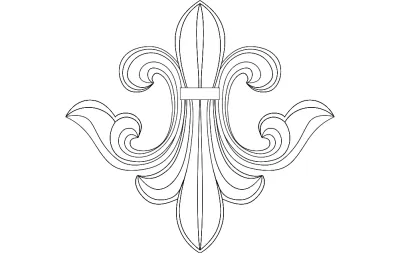Sanat eseri 4 dxf dosyası DXF çizimi
