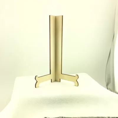 Lazer Kesim Ahşap Plaket Standı SVG Dosyası SVG çizimi