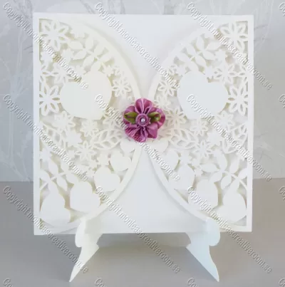 Kapı Katlamalı Kart Lazer Kesim Şablonu DXF Dosyası DXF çizimi