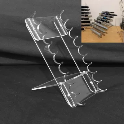 Dokuz Yuvalı Kalemlik Lazer Kesim Şablonu DXF Dosyası DXF çizimi