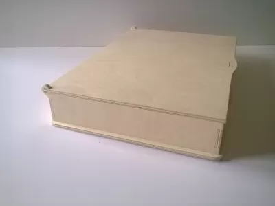 Lazer Kesim Ahşap Kutu Kapaklı DXF Dosyası DXF çizimi