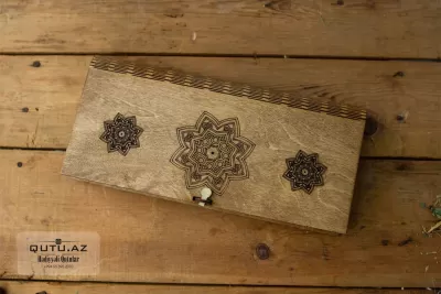Lazer Kesim Ahşap Puro Kutusu Ücretsiz Vektör CDR çizimi