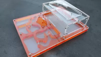 Lazer Kesim Karınca Çiftliği 200x150x50mm DXF Dosyası DXF çizimi