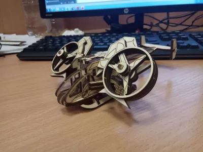 Lazer Kesim AT-99 Akrep Savaş Gemisi Ücretsiz Vektör CDR çizimi