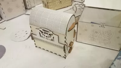 Lazer Kesim Şık Ahşap Çanta Ücretsiz Vektör CDR çizimi