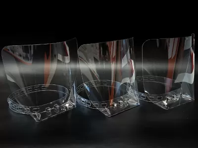 Lazer Kesim Tam Yüz Siperliği DXF Dosyası DXF çizimi