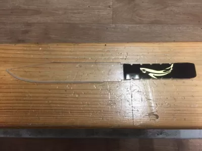Lazer Kesim Pleksiglas Bıçak Ücretsiz Vektör CDR çizimi