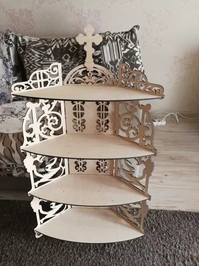 Lazer Kesim Sunak Rafı Ücretsiz Vektör CDR çizimi