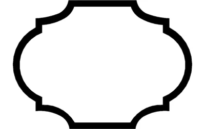 Fleur De Le dxf Dosyası DXF çizimi