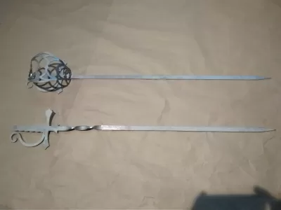 Lazer Kesim Kılıç DXF Dosyası DXF çizimi