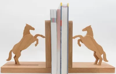 Lazer Kesim At Kitap Ayracı DXF Dosyası DXF çizimi