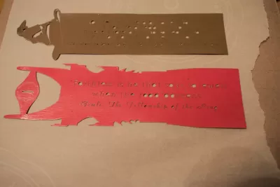 Lazer Kesim Harry Potter Seçmen Şapka Ayraç DXF Dosyası DXF çizimi