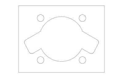 Yemek masası dxf dosyası DXF çizimi