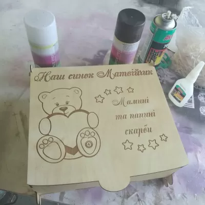 Lazer Kesim Annemin Hazine Kutusu Ücretsiz Vektör CDR çizimi