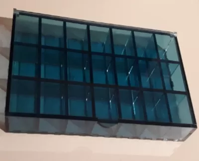 Lazer Kesim Akrilik Hap Kutusu 3mm SVG Dosyası SVG çizimi