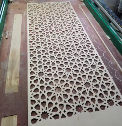 Lazer Kesim Dekoratif Panel Desen DXF Dosyası DXF çizimi