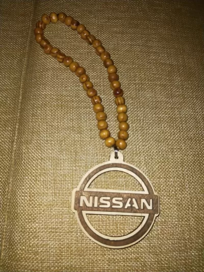 Lazer Kesim Nissan Anahtarlık Ahşap Nissan Logolu Anahtarlık Ücretsiz Vektör CDR çizimi