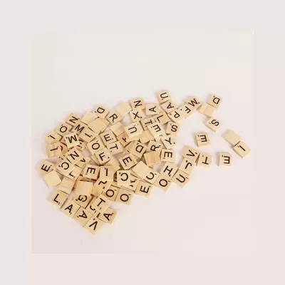 Lazer Kesim Scrabble Alfabe Taşları Harfler Ücretsiz Vektör CDR çizimi