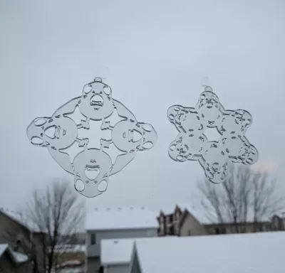 Lazer Kesim Yıldız Savaşları Porg Kar Tanesi Noel Tatili Dekorasyonu Ücretsiz Vektör CDR çizimi