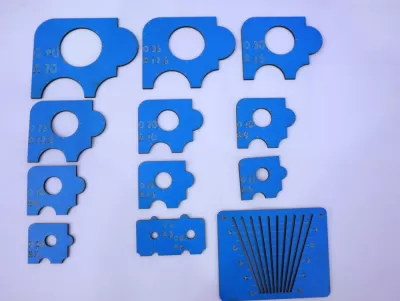 Lazer Kesim Daire Şablonları ve Desenleri DXF Dosyası DXF çizimi