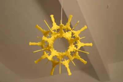 Lazer Kesim İkozahedral Radyolarya DXF Dosyası DXF çizimi