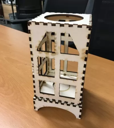 Lazer Kesim Tealight Mumluk SVG Dosyası SVG çizimi