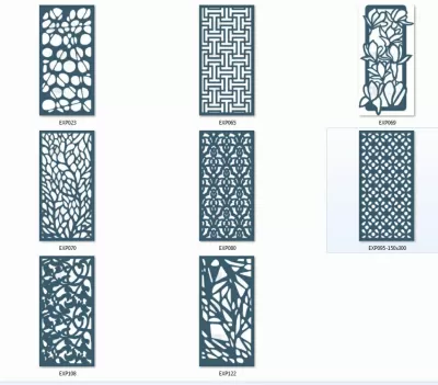 Lazer Kesim Bölme Ekranı Desenleri DXF Dosyası DXF çizimi