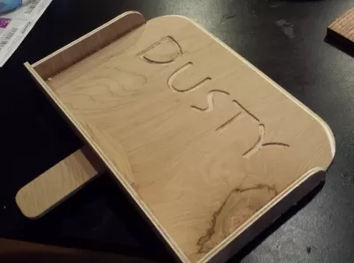 Toz Toplama Kabı CNC Router Şablonu DXF Dosyası DXF çizimi