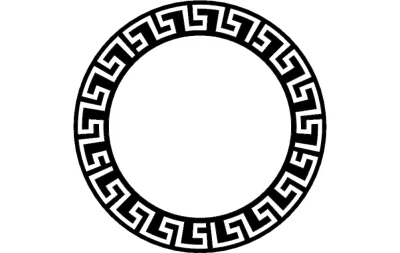 Dairesel Çerçeve dxf Dosyası DXF çizimi